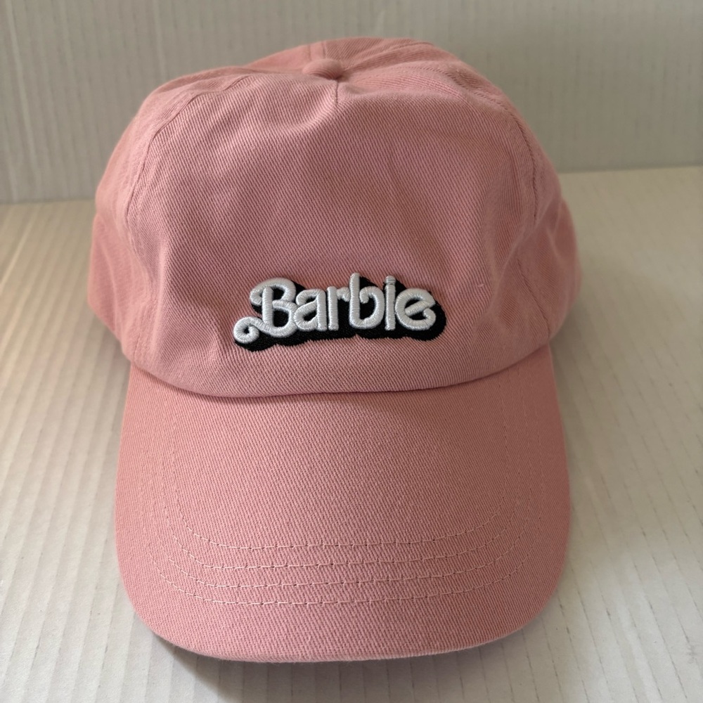 Barbie Soft Pink embroidered Logo Cap by Gertex adjustable